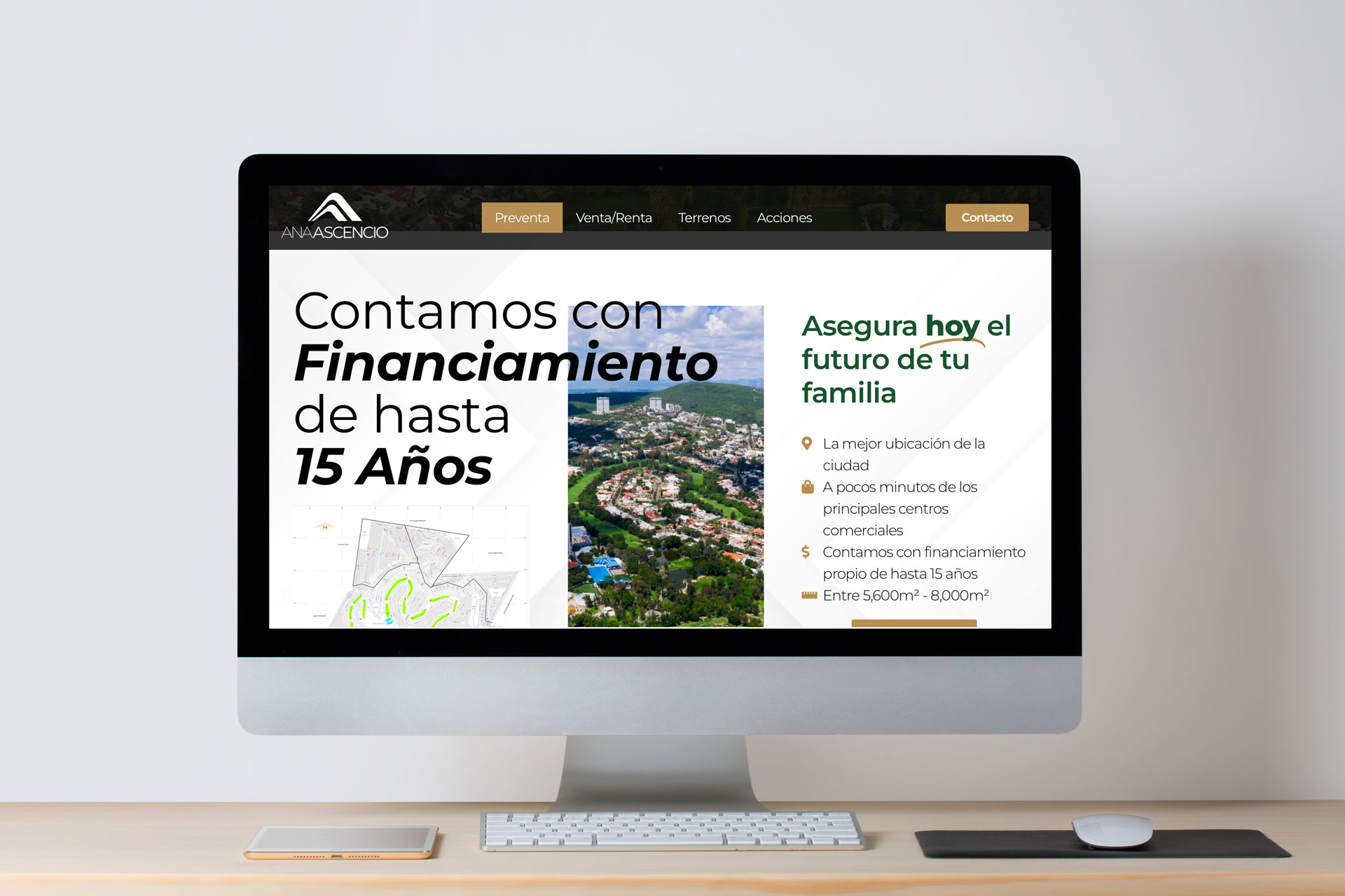 Ana Ascencio, financing page.